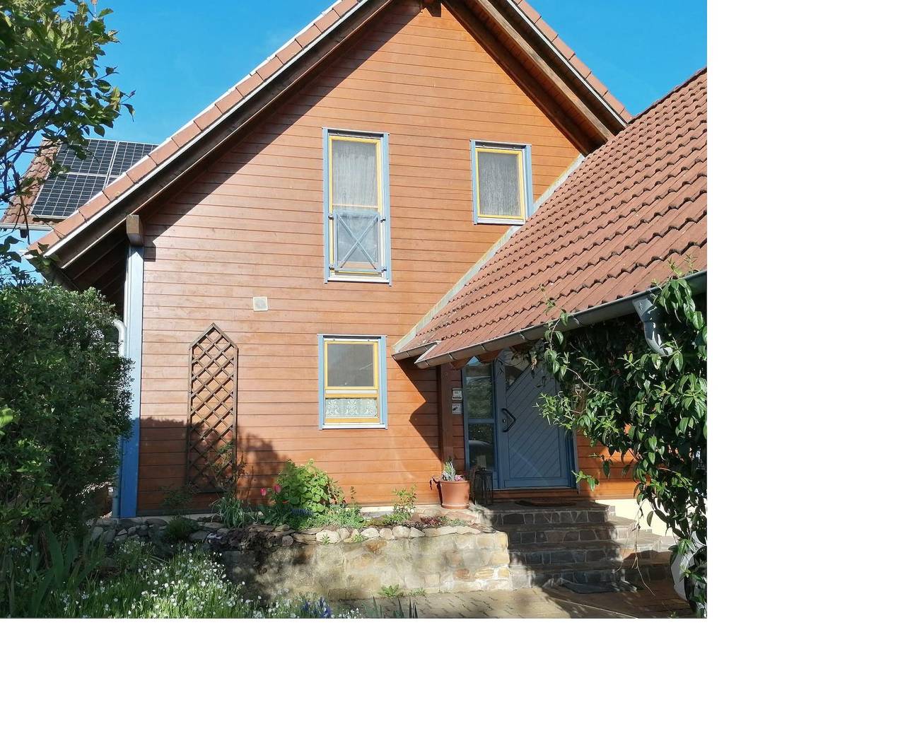Ferienhaus "Nebenan" Plus - Ferienhaus Nebenan Plus mit Außenterrasse und Biogarten in Ebern, Landkreis Haßberge