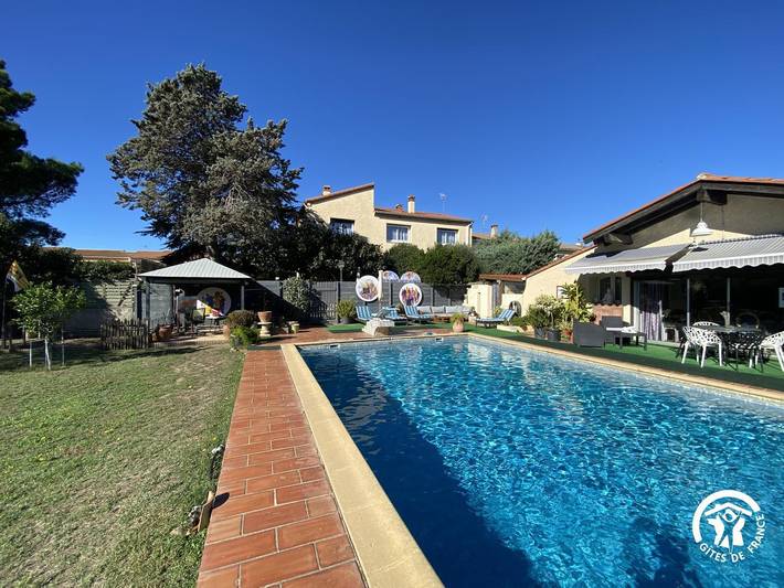 Gîte für 10 Personen, mit Pool und Garten sowie Terrasse, mit Haustier - 1