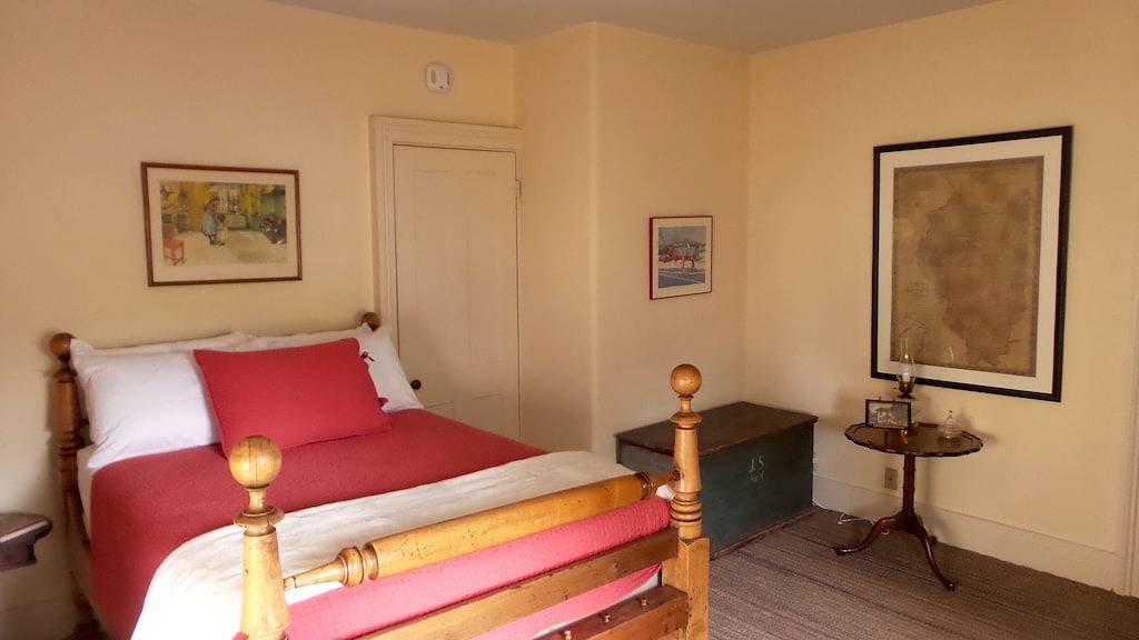 Blick von Quality Hill mit Blick auf das historische Viertel, kurzer Fußweg in die Innenstadt in Galena, Jo Daviess County