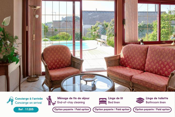 Location de vacances pour 6 personnes, avec jardin et terrasse à Plomeur - 2