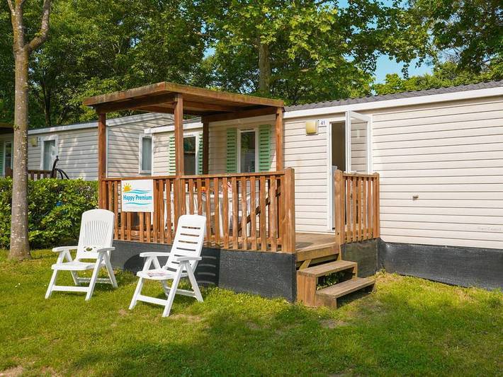 Camping Domaine de La Yole - Mobilheim 6 personen - Premium in Vendres, Mittelmeerküste (Frankreich)