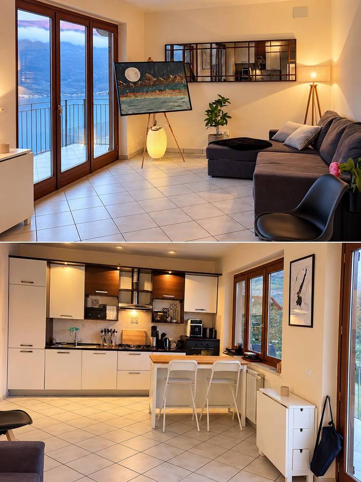 Appartamento intero, Gardasee-Cielo e Lago – Ferienwohnung mit Seeblick und Privatgarten in Piovere in Tignale, Prealpi Gardesane