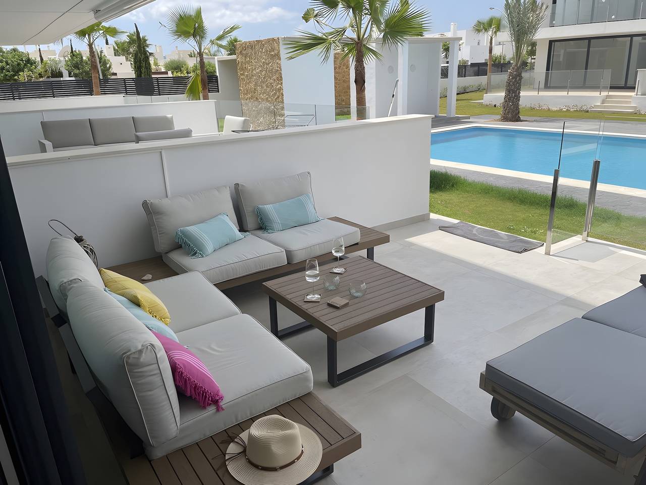 Casa vacanze 'Tom 1 Appartamento di alta qualità' con piscina condivisa, Wi-Fi e aria condizionata in Cartagena, Costa Calida