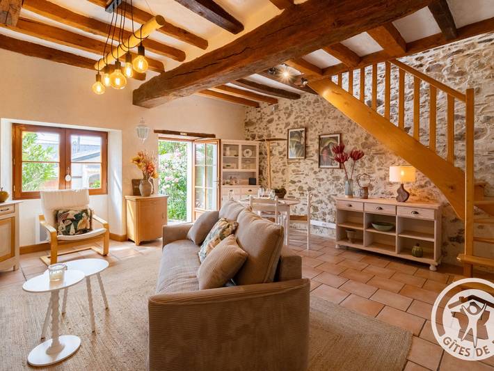 Charmantes Haus, Haustiere erlaubt - 2 Pers. nahe Loire in La Possonnière, Loire-Tal