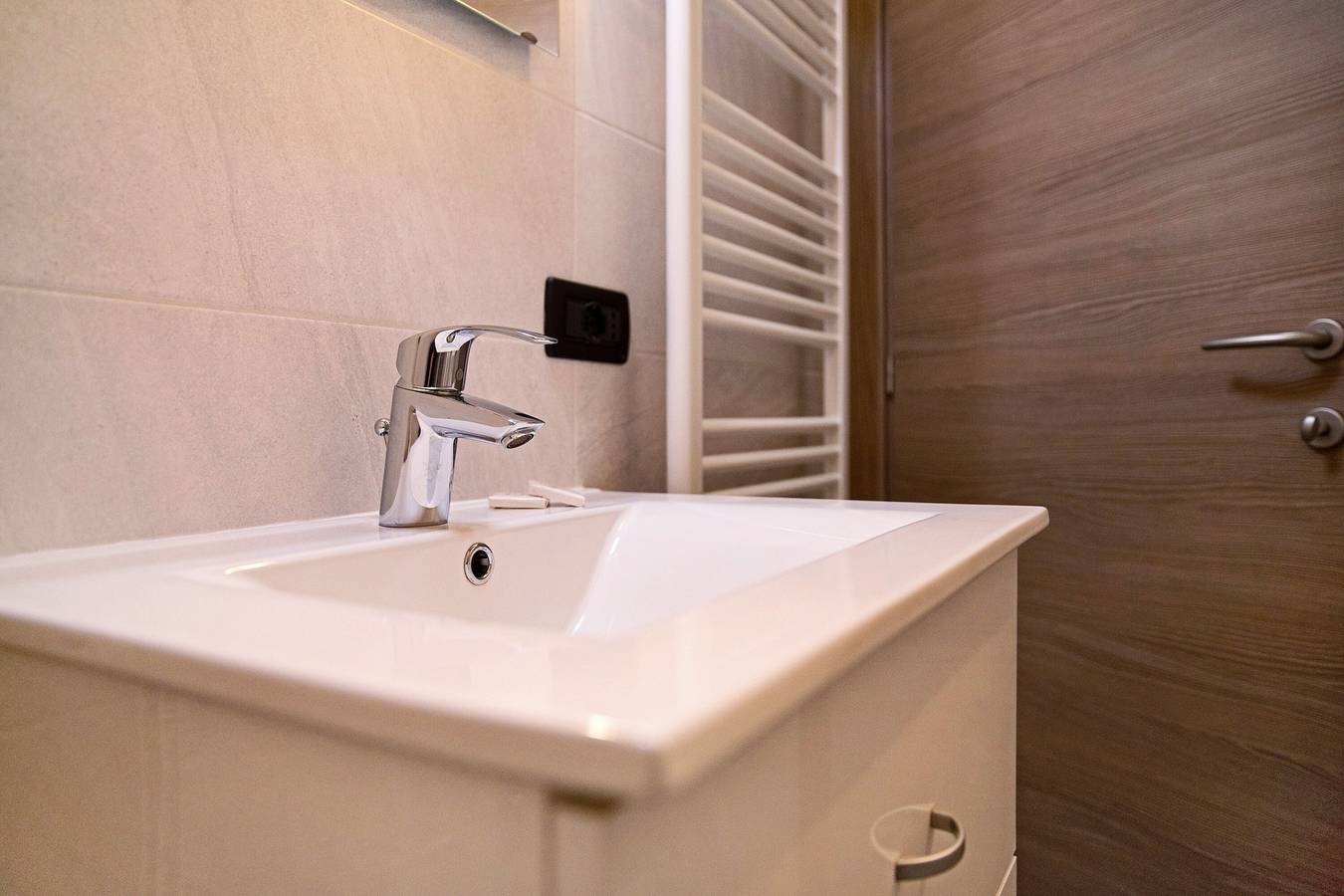 Appartement "Casa Nicoletta inverno" dicht bij de skiliften met uitzicht op de bergen, foto 14