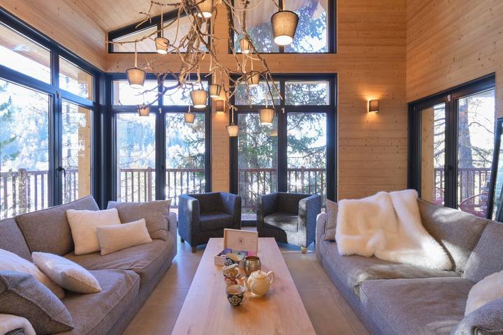 Chalet pour 15 personnes, avec sauna et jardin