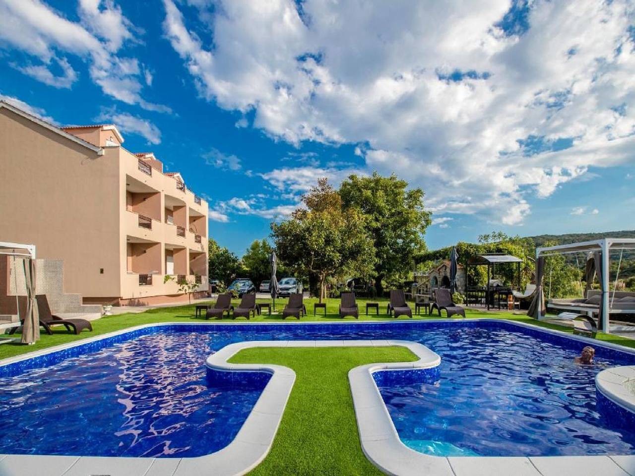 Geheel appartement, Vakantieappartement voor 2 personen met balkon in Kampor, Rab