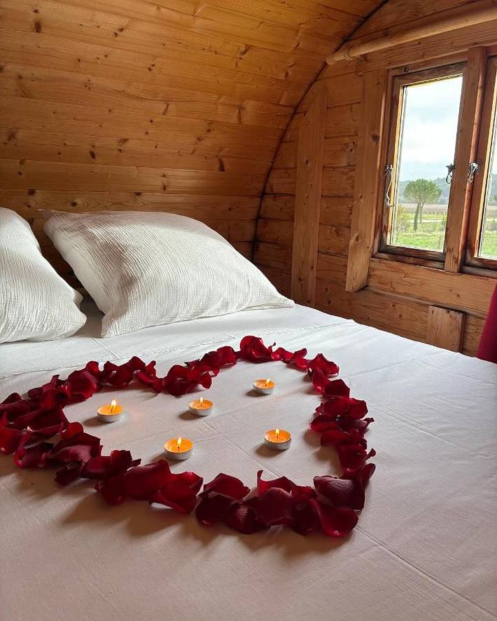 Tienda para 2 personas, con piscina y terraza además de jardín y vistas - 1