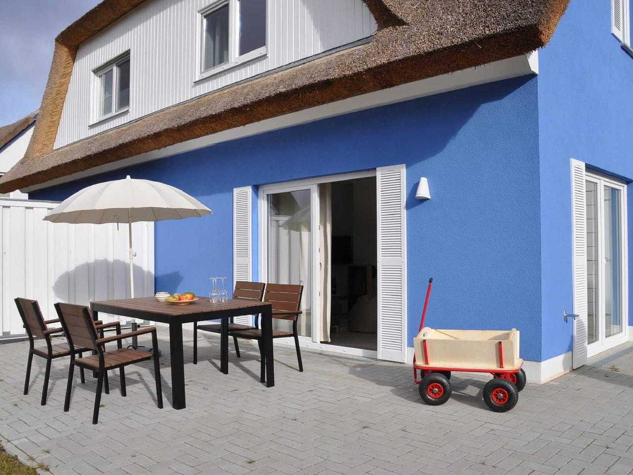 Reetdachhaus Wiekhus am Breeger Bodden - Wiekhus in Breege, Rügen