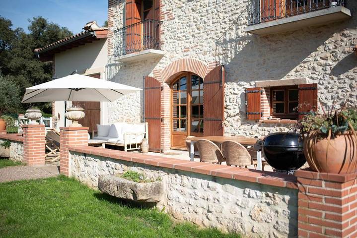 Location de vacances pour 6 personnes, avec piscine ainsi que jardin et vue à Castelnau-de-Lévis - 3