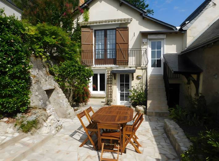 Maison de vacances pour 4 personnes, avec balcon et jardin, animaux acceptés en Indre-et-Loire