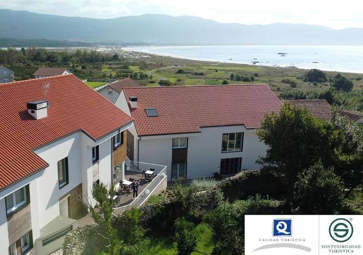 Apartamento para 2 personas, con jacuzzi además de jardín y sauna en Carnota