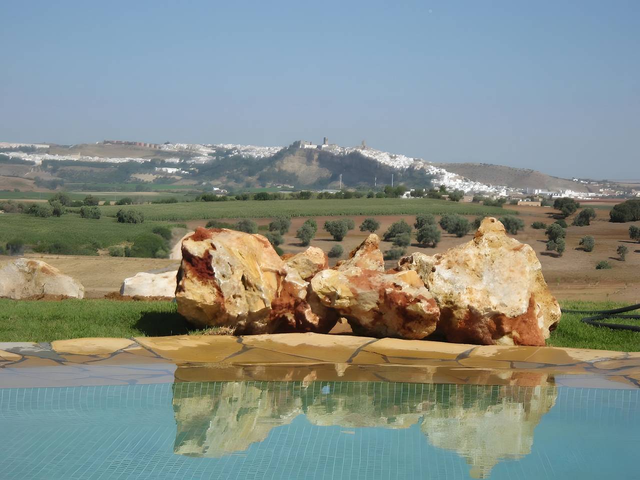 Casa rurale 'Arcos La Viña' con vista montagna, Wi-Fi e aria condizionata in Arcos de la Frontera, Pueblos Blancos