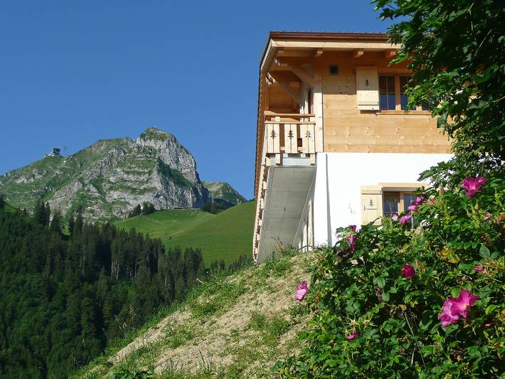 Ferienhaus für 6 Personen, mit Terrasse und Ausblick