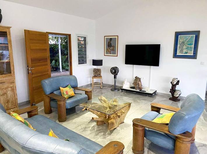 Villa pour 6 personnes, avec vue ainsi que jardin et piscine, animaux acceptés dans Tahiti - 3