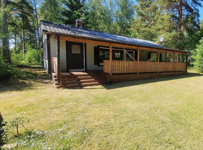 Log cabin for 6 people, with Balcony/Terrace and Garden as well as View in Sweden