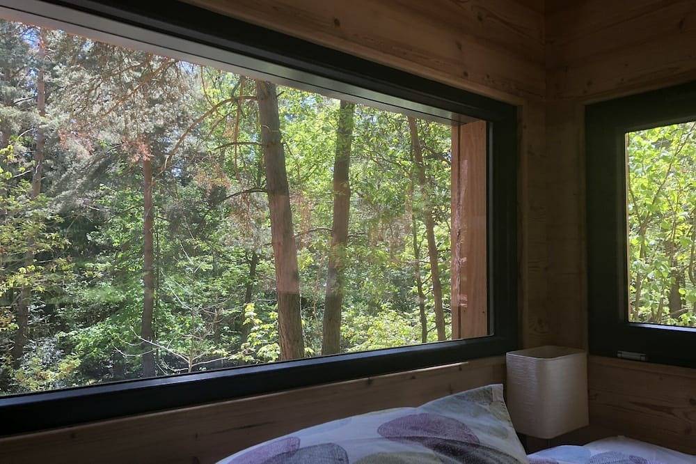 Natur, Wohlbefinden, Luxus und Chic in den Bäumen bei Colmar in Labaroche, Regionaler Naturpark Belchen der Vogesen