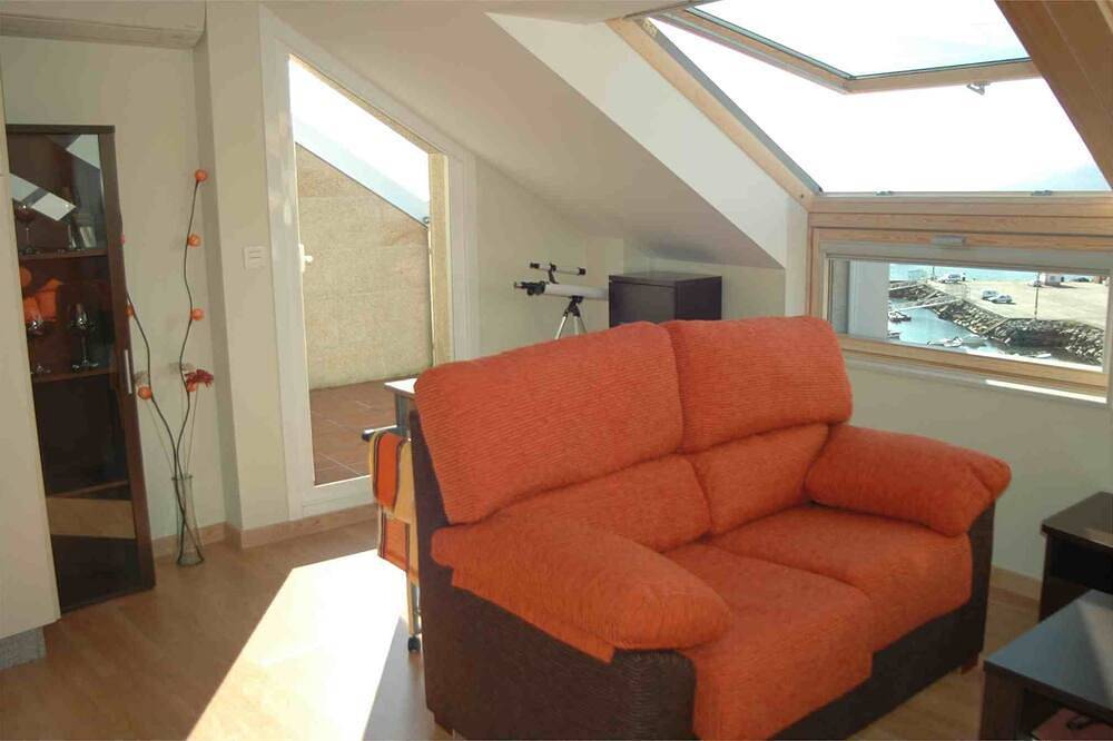 Ganze Wohnung, Portosín Penthouse, Meerblick, Garage in Porto do Son, Rías Baixas