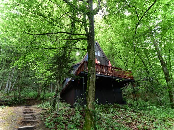 Bungalow voor 5 personen, with Balkon and Terras as well as Tuin and Zwembad in Provincie Luxemburg