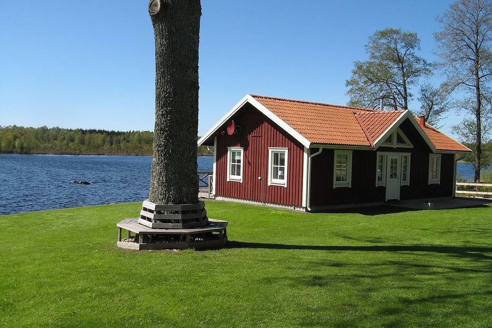 Angelparadies Småland, am See Rusken in Nydala, Ruskensee
