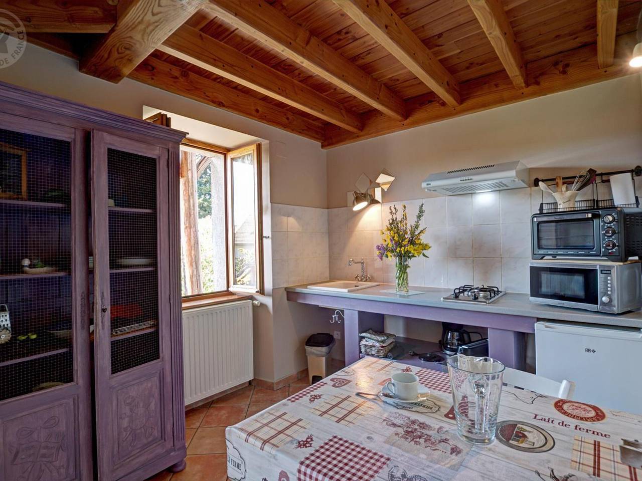 Ferme en Auvergne, terrasse, animaux admis in Saint-Julien-la-Vêtre, Montbrison