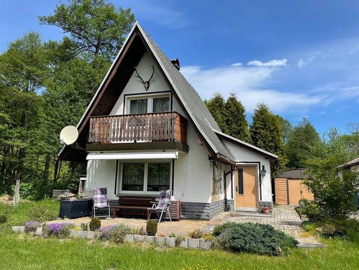 Bauernhof für 4 Personen, mit Balkon und Garten im Erzgebirge