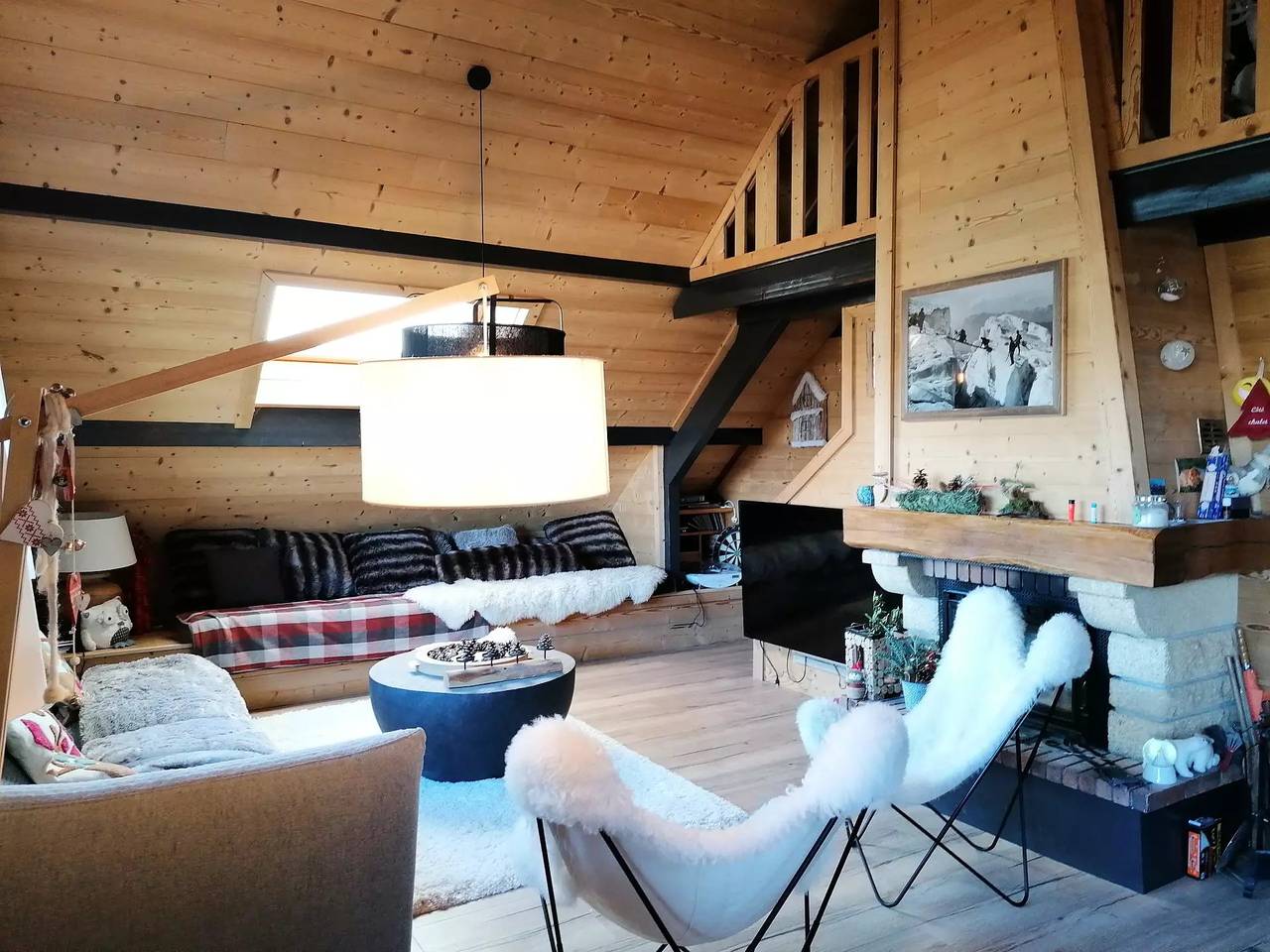 Chalet de montagne 110m² pour 10,  magnifique T4 in Pra-Loup (station de ski), Pra-Loup