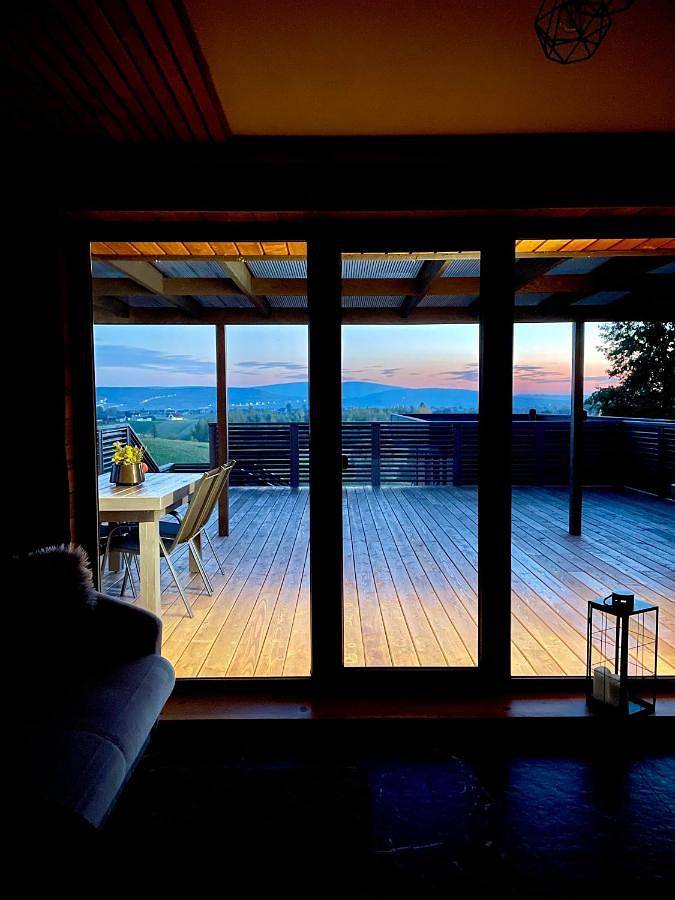 Dom dla 8 osób, z basen i sauna oraz widok i ogród, zwierzęta dozwolone w Województwo świętokrzyskie