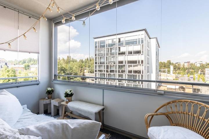Appartement de vacances pour 2 personnes, avec balcon ainsi que sauna et vue