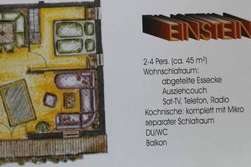 Ferienwohnung für 2 Personen, mit Sauna und Balkon sowie Garten am Haldensee