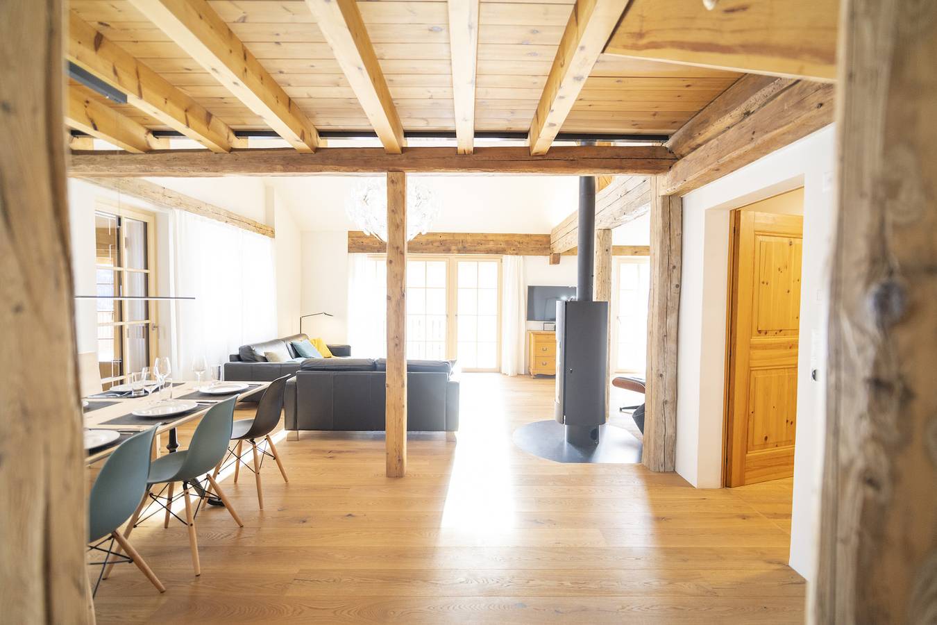 Ganze Ferienwohnung, Ferienwohnung Chasa Muntanella - Ferienwohnung für 1 - 8 Personen in Ftan, Unterengadin