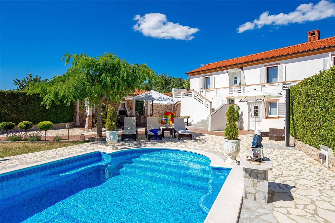 Villa Seastar mit privatem Pool in Kras, Krk