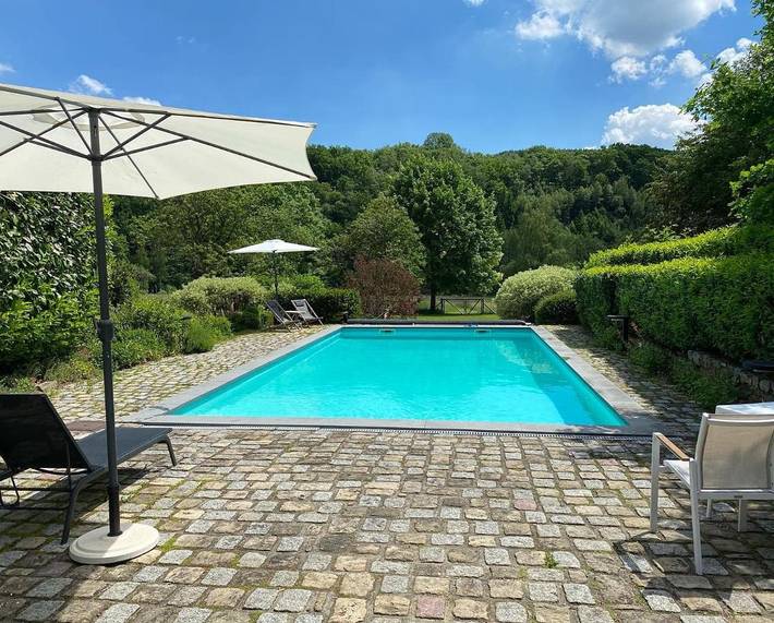 Chambre d’hôte pour 2 personnes, avec jardin et sauna ainsi que piscine et jacuzzi à Stoumont