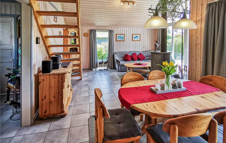 Ferienhaus für 6 Personen, mit Terrasse und Whirlpool sowie Garten und Sauna in Rechlin - 4