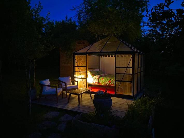 Tente pour 2 personnes, avec jardin et vue dans Côte-d'Or - 3