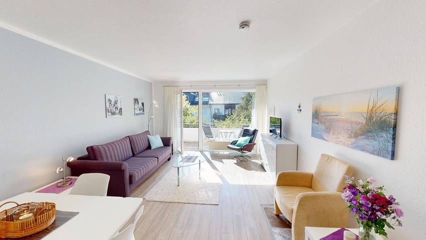 Ferienwohnung für 4 Personen, mit Balkon und Garten in Pelzerhaken