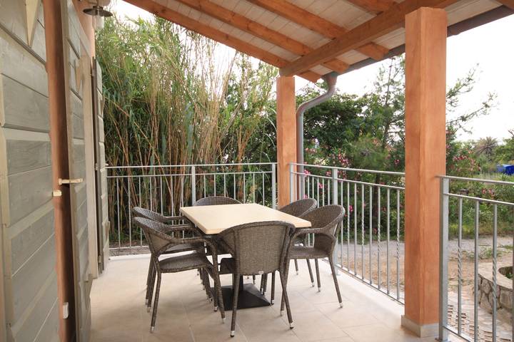 Ferienhaus für 5 Personen, mit Balkon/Terrasse
