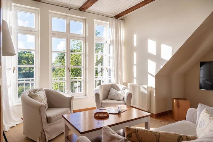 Ferienwohnung für 2 Personen, mit Garten und Sauna sowie Ausblick in Brook