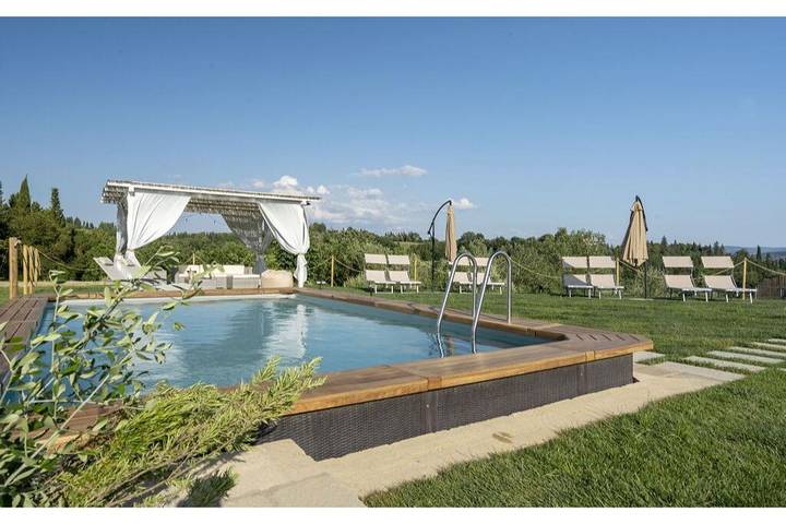 Villa per 12 persone, con Terrazza e Giardino nonché Piscina a San Miniato