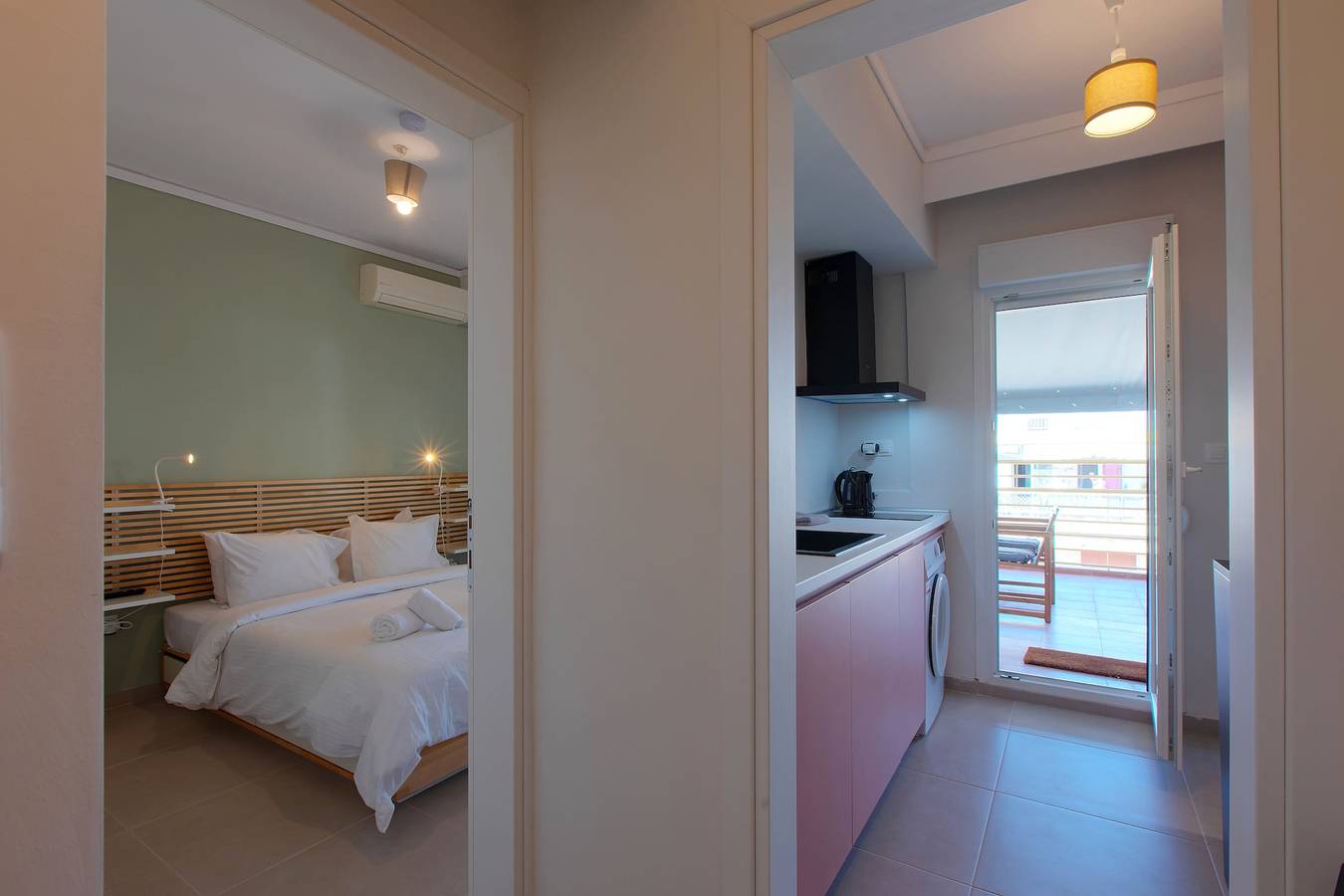 New Cozy Apt with Balcony close to Analipsi Metro, foto 10