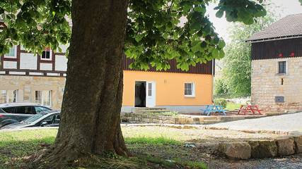 Ferienwohnung für 4 Personen, mit Garten und Pool in Struppen