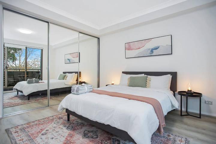 Apartament wakacyjny dla 6 osób, z widok i basen oraz taras, zwierzęta dozwolone w Redfern