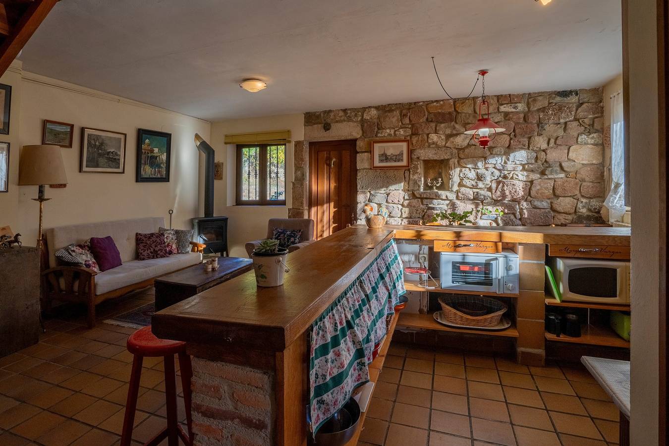Landhaus 'El Casuco' in der Montaña Palentina, Palencia – Garten & Bergblick in Santa María de Redondo, La Pernía