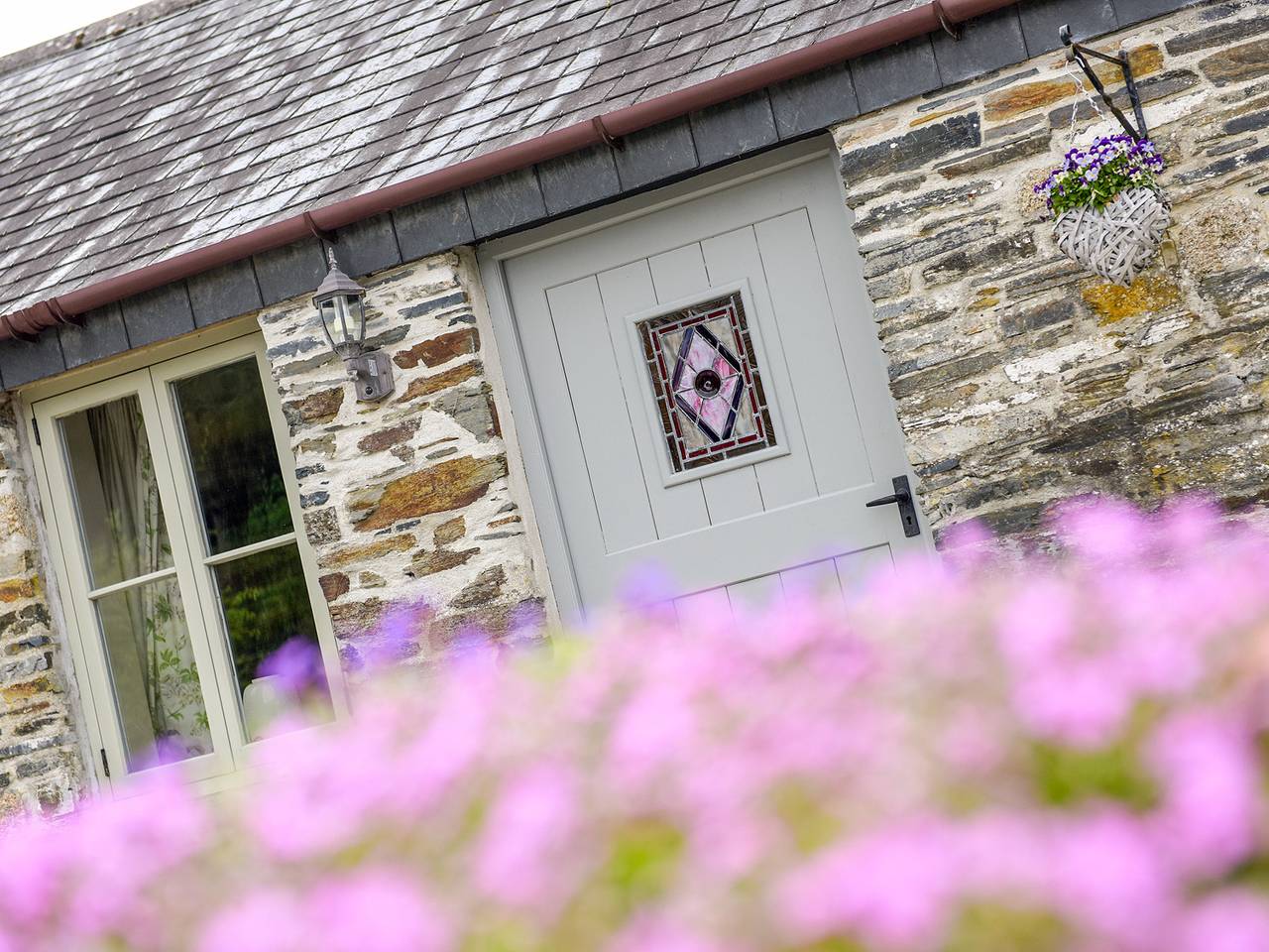 Hytte for 2 personer med have in Cornwall