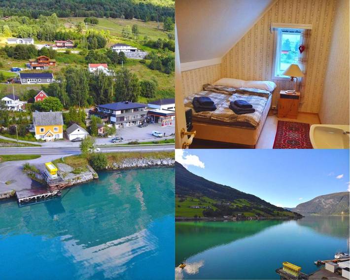 Feriehus for 8 personer, med Terrasse og Hage i tillegg til Utsikt i Olden