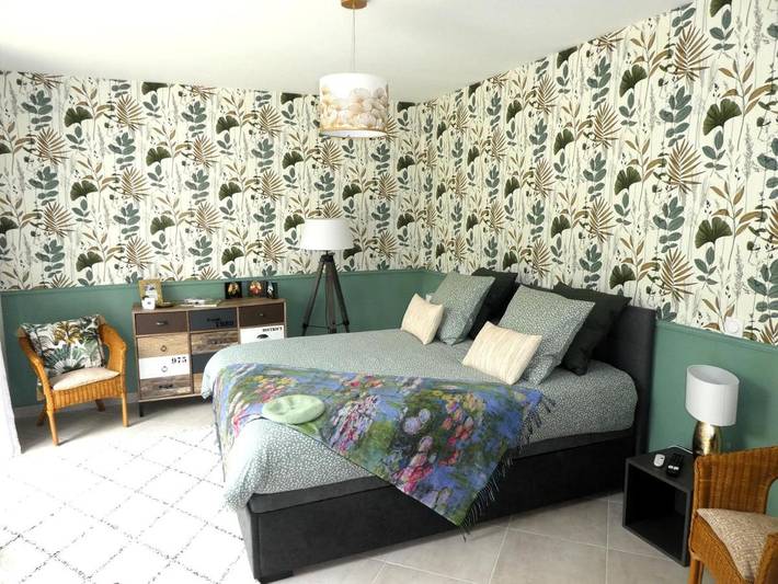 Chambre d’hôte pour 2 personnes, avec Terrasse et Jardin
