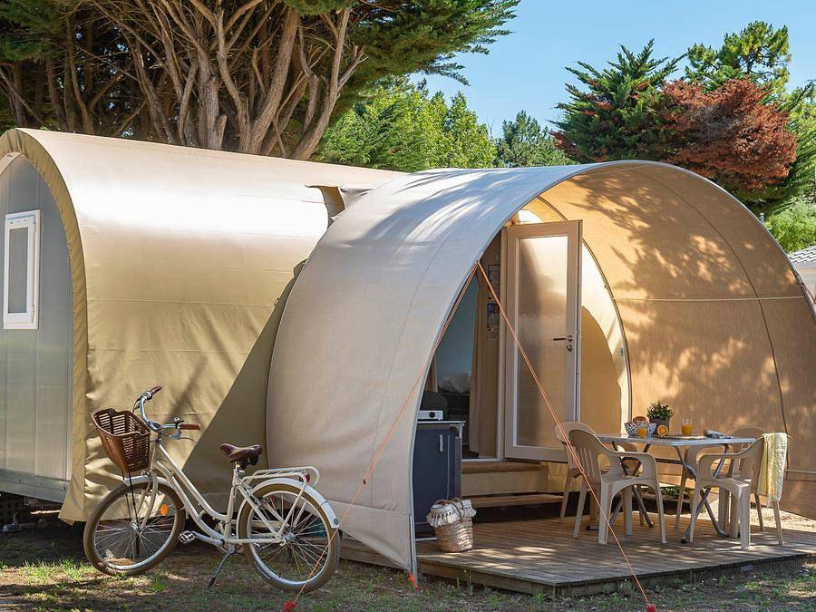 Camping Romanée - Campiotel des Dunes   - Bungalow de lona 4 personas - Tienda confort 2 habitaciones in Ars-en-Ré, Isla de Ré