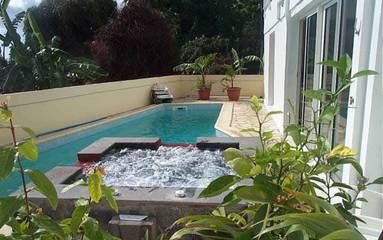Gîte pour 4 personnes, avec piscine et terrasse dans Bois de Nèfles