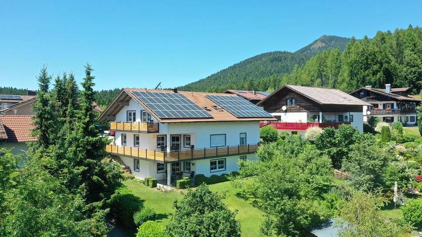 Ferienwohnung für 6 Personen, mit Balkon und Balkon/Terrasse sowie Garten in Lohberg