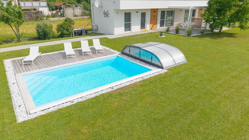 Ferienwohnung für 2 Personen, mit Pool und Garten - 1